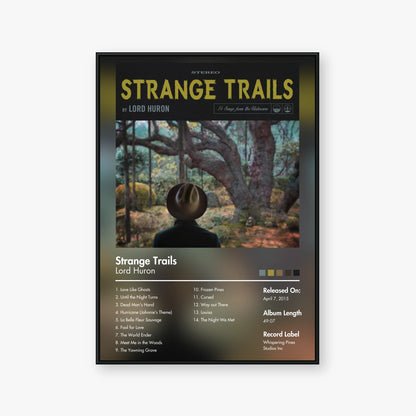 Lord Huron — Strange Trails Album Poster — Blur frame mockup