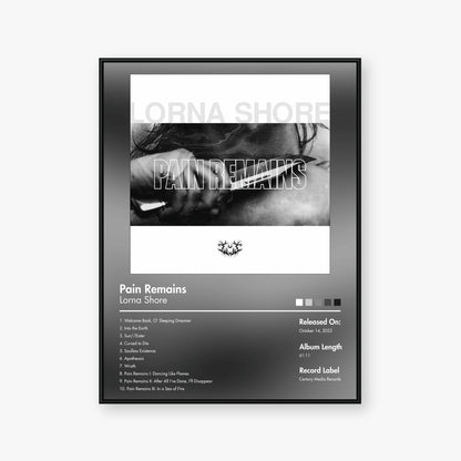 Lorna Shore — Pain Remains Album Poster — Blur frame mockup