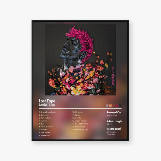 Lostboi Lino — Lost Tape Album Poster — Blur frame mockup
