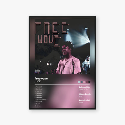 Lucki — Freewave Album Poster — Blur frame mockup