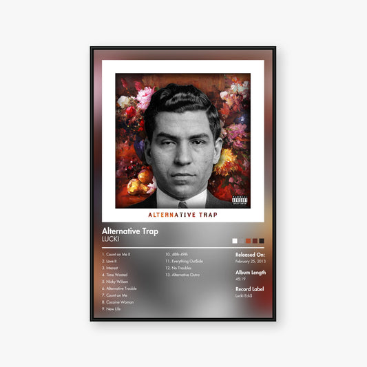 Lucki Eck$ — Alternative Trap Album Poster — Blur frame mockup
