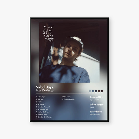 Mac DeMarco — Salad Days Album Poster — Blur frame mockup