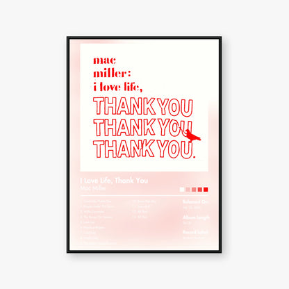 Mac Miller — I Love Life, Thank You Album Poster — Blur frame mockup