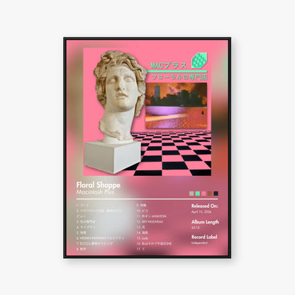 Macintosh Plus — Floral Shoppe Album Poster — Blur frame mockup