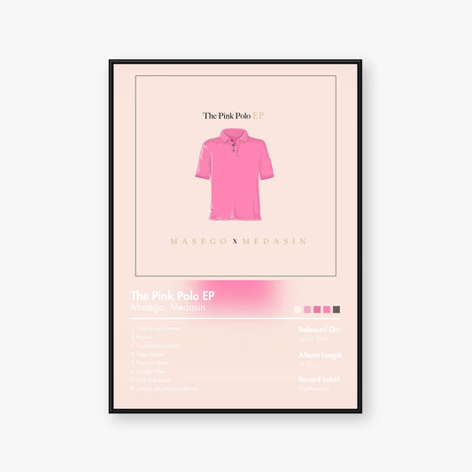 Masego & Medasin — The Pink Polo EP Album Poster — Blur frame mockup