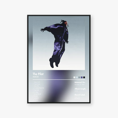 MAVI — The Pilot Album Poster — Blur frame mockup