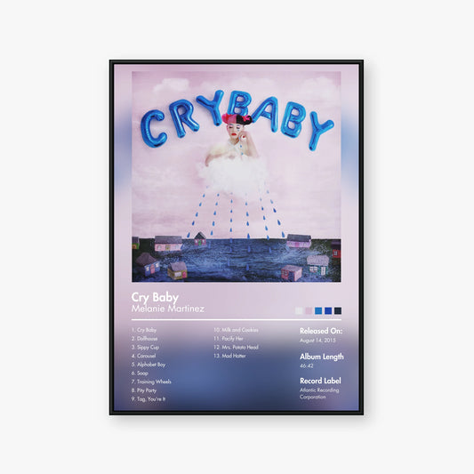 Melanie Martinez — Cry Baby Album Poster — Blur frame mockup
