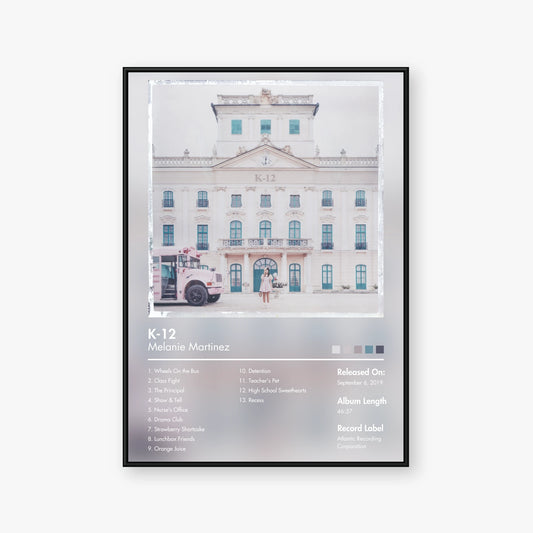 Melanie Martinez — K-12 Album Poster — Blur frame mockup