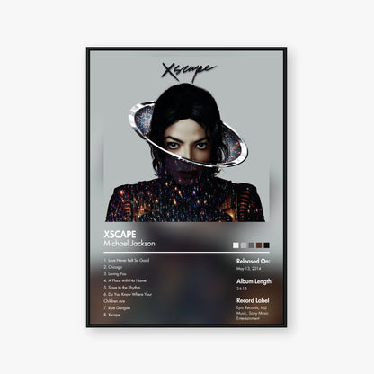 Michael Jackson — Xscape Album Poster — Blur frame mockup