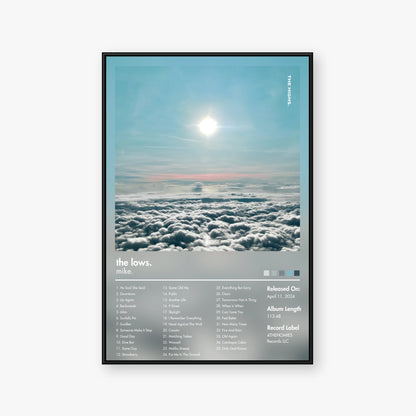 mike. — the lows Album Poster — Blur frame mockup