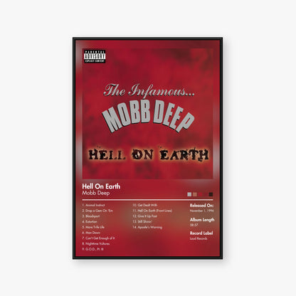 Mobb Deep — Hell on Earth Album Poster — Blur frame mockup