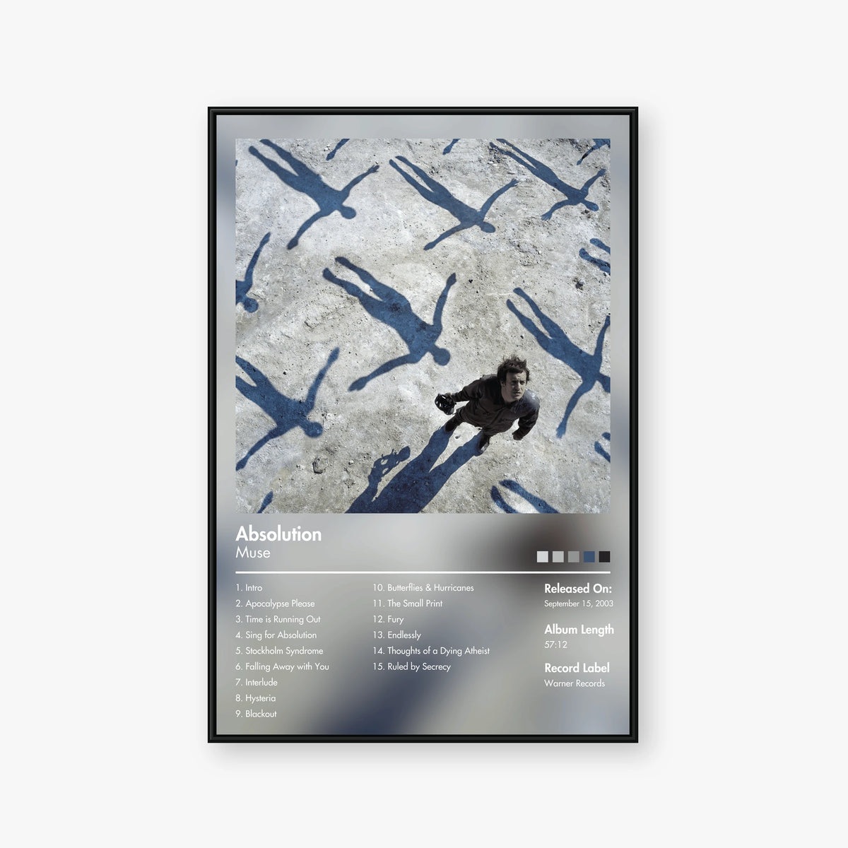 Muse — Absolution Album Poster — Blur frame mockup