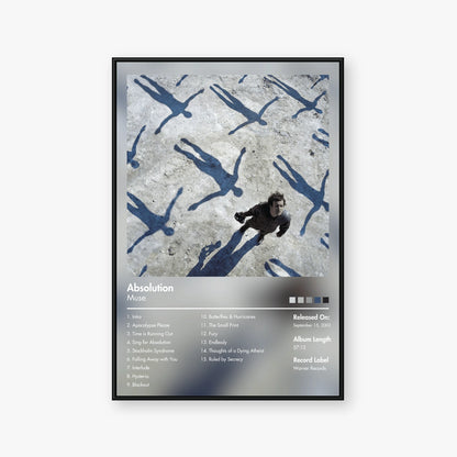 Muse — Absolution Album Poster — Blur frame mockup
