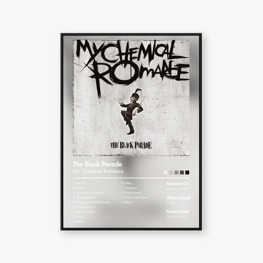 My Chemical Romance — The Black Parade Album Poster — Blur frame mockup