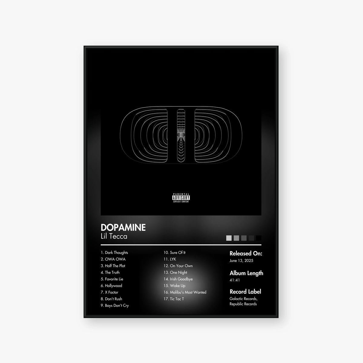 Normani — Dopamine Album Poster — Blur frame mockup