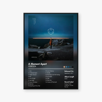 ODESZA — A Moment Apart Album Poster — Blur frame mockup