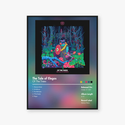 Of the Trees — The Tale of Elegos Album Poster — Blur frame mockup