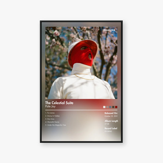 Pale Jay — The Celestial Suite Album Poster — Blur frame mockup
