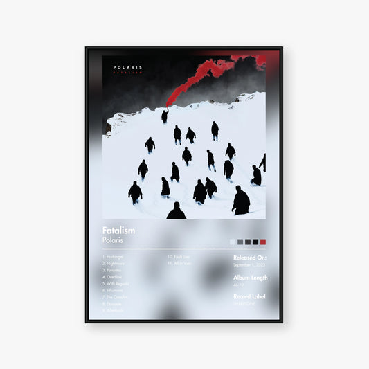 Polaris — Fatalism Album Poster — Blur frame mockup