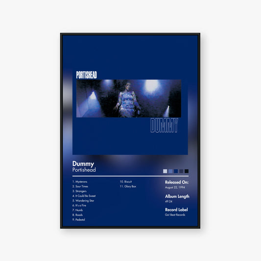 Portishead — Dummy Album Poster — Blur frame mockup