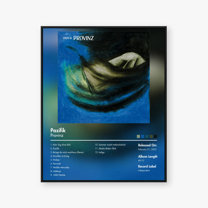 Provinz — Pazifik Album Poster — Blur frame mockup