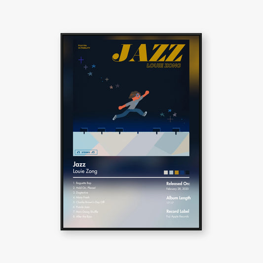 Queen — Jazz Album Poster — Blur frame mockup