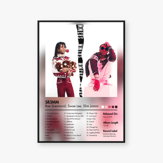 Rae Sremmurd — SR3MM Album Poster — Blur frame mockup