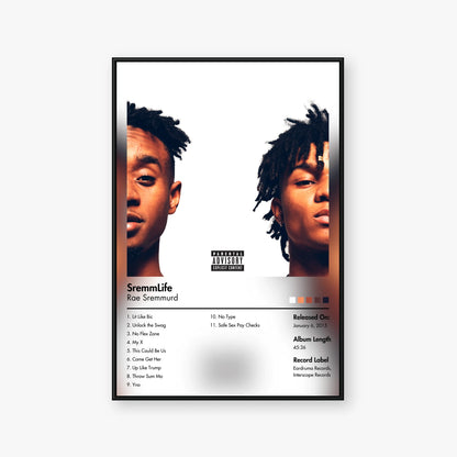 Rae Sremmurd — SremmLife Album Poster — Blur frame mockup