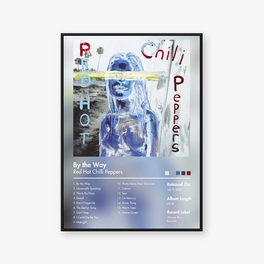 Red Hot Chili Peppers — By the Way Album Poster — Blur frame mockup