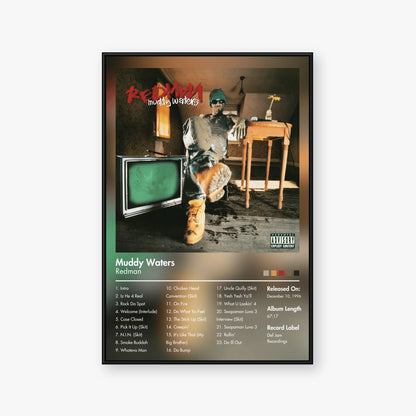 Redman — Muddy Waters Album Poster — Blur frame mockup