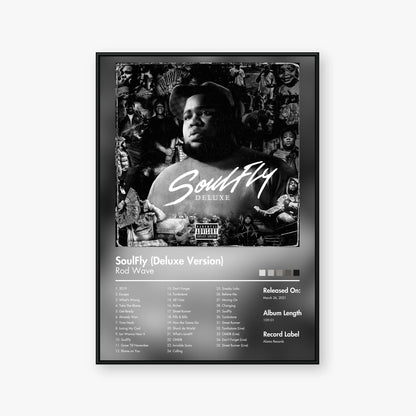Rod Wave — SoulFly (deluxe) Album Poster — Blur frame mockup