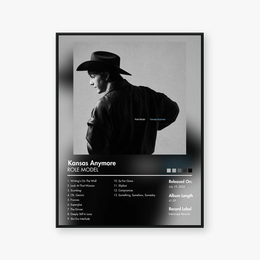 ROLE MODEL — Kansas Anymore Album Poster — Blur frame mockup