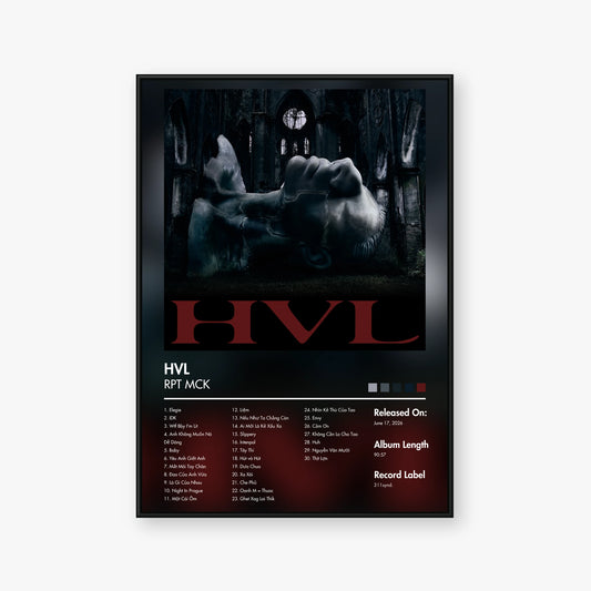 RPT MCK — HVL Album Poster — Blur frame mockup