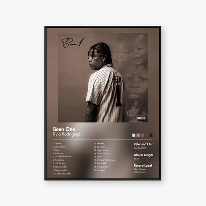 Rylo Rodriguez — Been One Album Poster — Blur frame mockup