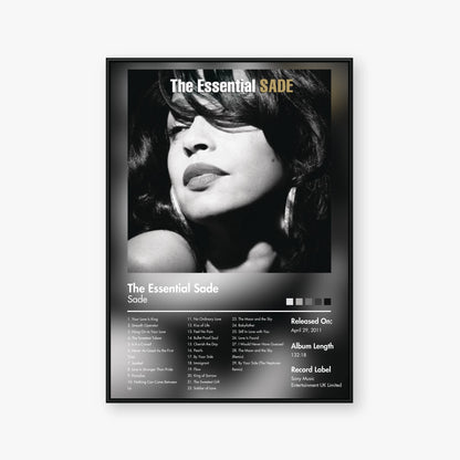 Sade — The Essential Sade Album Poster — Blur frame mockup