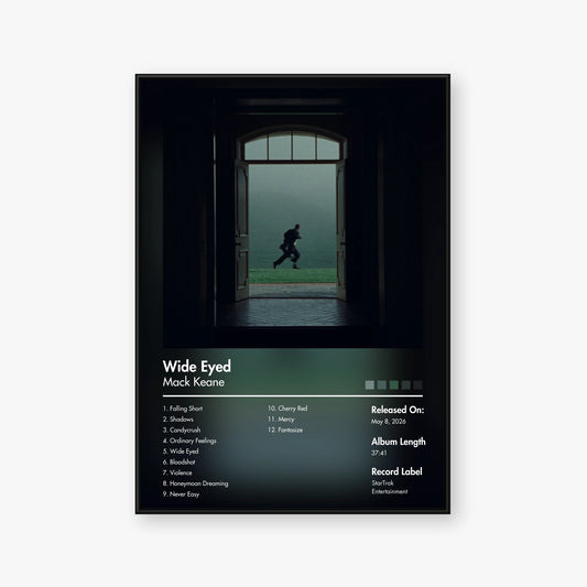 Said the Sky — Wide - Eyed Album Poster — Blur frame mockup