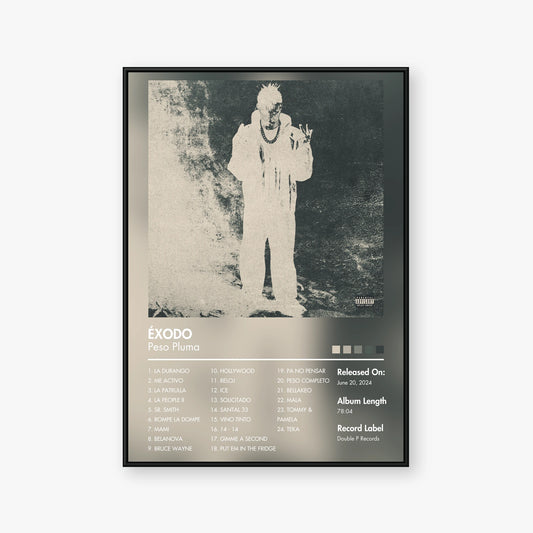 Silica Gel — Exodo Album Poster — Blur frame mockup