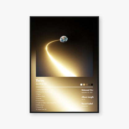 Slander — Thrive Album Poster — Blur frame mockup