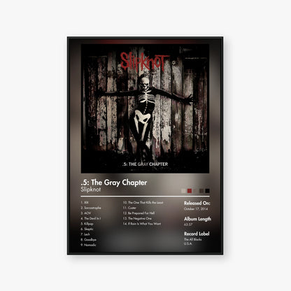Slipknot — .5: The Gray Chapter Album Poster — Blur frame mockup