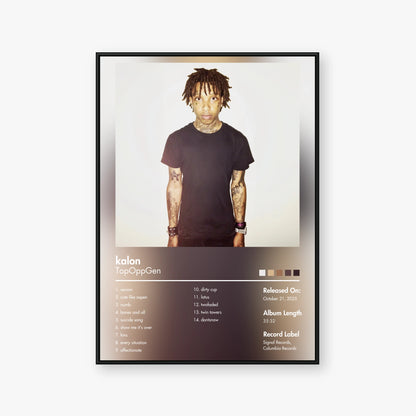 Sonerien Du — Kalon Album Poster — Blur frame mockup