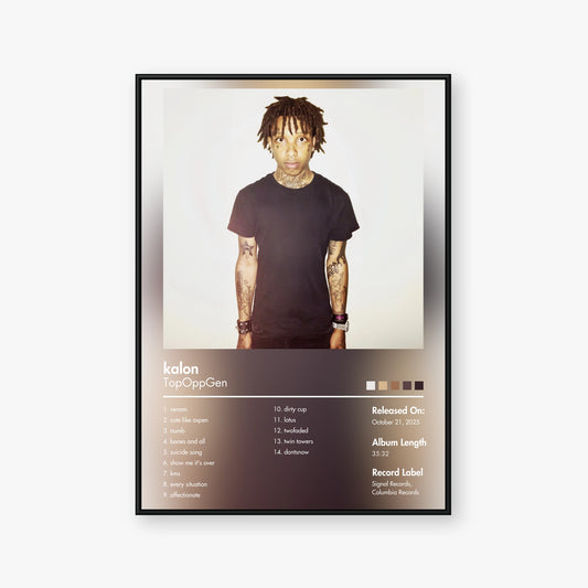 Sonerien Du — Kalon Album Poster — Blur frame mockup