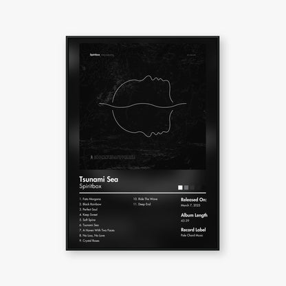 Spiritbox — Tsunami Sea Album Poster — Blur frame mockup