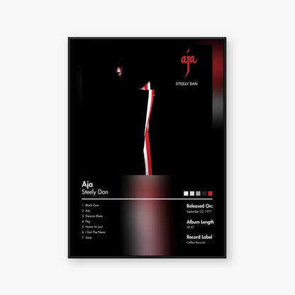 Steely Dan — Aja Album Poster — Blur frame mockup