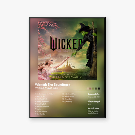 Stephen Schwartz — Wicked: The Soundtrack Album Poster — Blur frame mockup