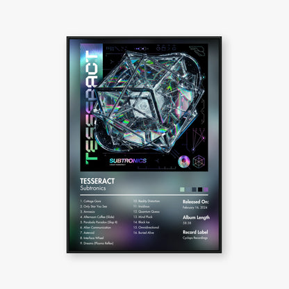 Subtronics — TESSERACT Album Poster — Blur frame mockup