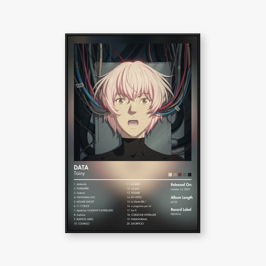 Tainy — DATA Album Poster — Blur frame mockup