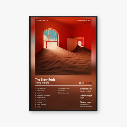 Tame Impala — The Slow Rush Album Poster — Blur frame mockup