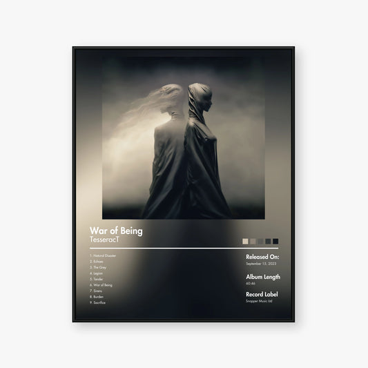 TesseracT — War of Being Album Poster — Blur frame mockup