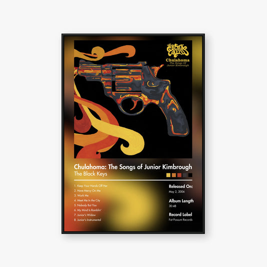 The Black Keys — Chulahoma: The Songs of Junior Kimbrough Album Poster — Blur frame mockup
