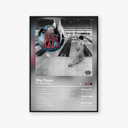 The Black Keys — Ohio Players Album Poster — Blur frame mockup